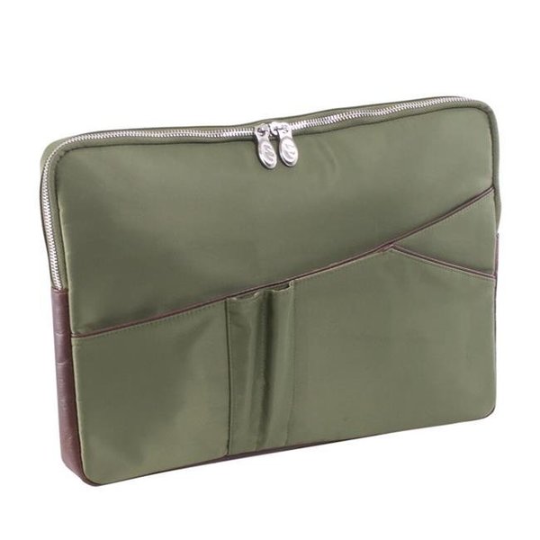 Mckleinusa McKlein USA 18331 14 in. Crescent Nylon Laptop Sleeve; Green 18331